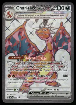 Charizard ex SV: Scarlet & Violet Promo SVP056 Full Art Pokemon Card - Image 1