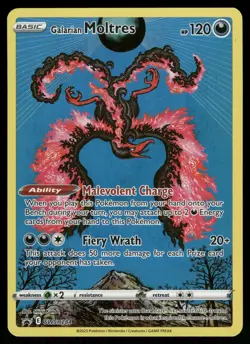 Galarian Moltres SWSH: Sword & Shield Promo SWSH284 Promo Pokemon Card - Image 1