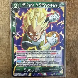 Dragon Ball Super CCG Vegeta, to Battle Universe 6 BT16-053 Regular Card NM - Image 1