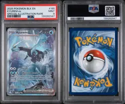 2025 POKEMON BLK EN-BLACK BOLT SPECIAL ILLUSTRATION RARE #165 KYUREM EX PSA 9 - Image 3