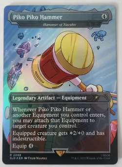 MTG Piko Piko Hammer - Hammer of Nazahn (Rainbow Foil) NM Secret Lair Sonic - Image 1