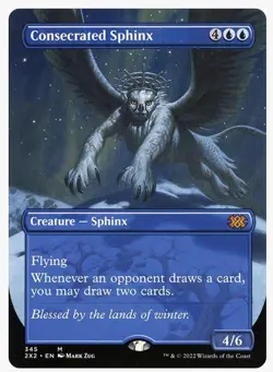 NM - Consecrated Sphinx (Borderless) Double Masters 2022 Regular - Free Shipping - Image 1