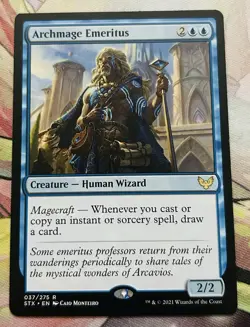 MTG -Archmage Emeritus - Strixhaven: School of Mages -Regular - 37/275 - Image 1