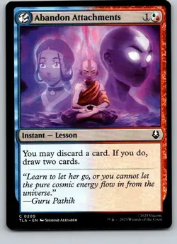 Abandon Attachments Avatar: The Last Airbender Magic: The Gathering - Image 1