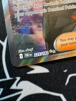 Team Rocket's Giovanni 225/182 Pokemon TCG Destined Rivals Ultra Rare English - Image 2
