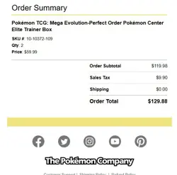 PRESALE - Pokemon Mega Evolution Perfect Order Pokemon Center ETB - Image 2