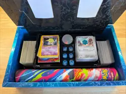 Pokemon Lot - Multiple Generations - Hundreds Cards + Mega Charizard Box Kit - Image 1