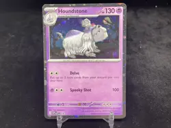 POKEMON TCG: OBSIDIAN FLAMES HOUNDSTONE SVP042 COSMOS HOLO BLACK STAR PROMO - Image 1