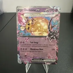 Pokemon TCG Dedenne ex 093/193 Sv02: Paldea Evolved Holo - Image 1