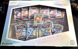 Pokemon Prismatic Evolutions Eevee Rainbow Collection Box Sealed - Portuguese BR - Image 1