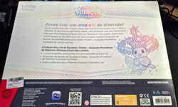 Pokemon Prismatic Evolutions Eevee Rainbow Collection Box Sealed - Portuguese BR - Image 4