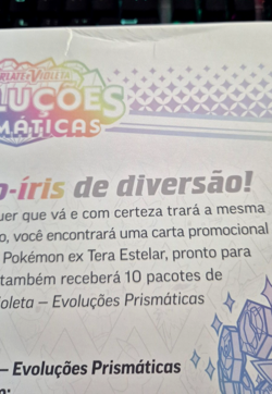 Pokemon Prismatic Evolutions Eevee Rainbow Collection Box Sealed - Portuguese BR - Image 5
