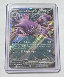 Team Rocket's Nidoking ex 119/182 Double Rare SV10: Destined Rivals Pokemon NM/M - Image 1