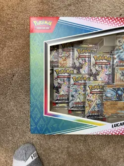 Pokemon Prismatic Evolutions Sams Club Lucario Tyranitar Premium Collection Box - Image 2