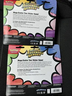 Pokemon Ascended Heroes Tech Sticker Collection Set of 2 In Hand ready to ship - Image 2