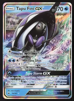 Tapu Fini GX 39/147 Pokemon Burning Shadows - Image 1