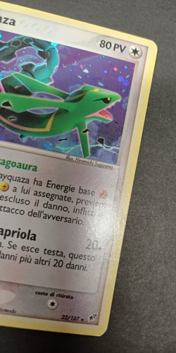 Rayquaza Cosmo Holo EX Deoxys 22/107 ITA - Carta Pokemon Rara - Image 3