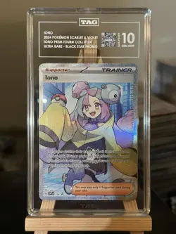 TAG 10 Iono 124 Promo - Iono Premium Milkbox Black Star English Pokemon - Image 1