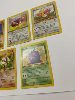 First 1st Edition Pokemon Jungle Lot Eevee Spearow Venonat Mankey Cubone - Image 2