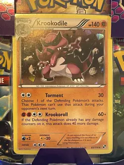 Pokemon Black and White Dark Explorers 3 Pack Blister Pack, Krookodile, Sealed - Image 5