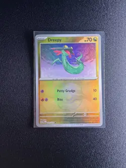 Pokemon Prismatic Evolutions Dreepy (Master Ball Pattern) 071/131 Holo NM - Image 1