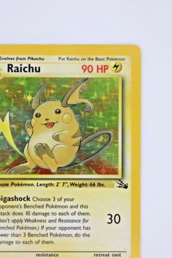 1999 Pokemon - Raichu - Fossil Set - Holo Rare 14/62 [LP] - Image 5