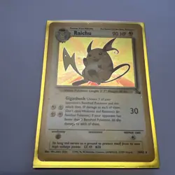 Raichu - 14/62 - Holo Rare Fossil Set 1999 - Pokemon Card - Image 1