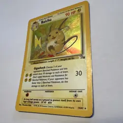 Raichu - 14/62 - Holo Rare Fossil Set 1999 - Pokemon Card - Image 3