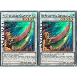 2x HI-SPEEDROID CHANBARA (Alta-Velociroid Chambara) Super R • SHVA EN051 YUGIOH! - Image 1
