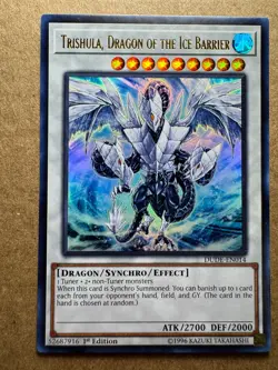 Trishula, Dragon of the Ice Barrier DUDE-EN014 Yugioh - Image 1