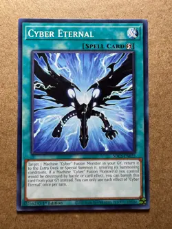 Cyber Eternal SDCS-EN022 Structure Deck: Cyber Strike-1st Edition 1st Ed Yugioh - Image 1