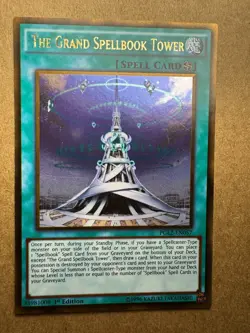 The Grand Spellbook Tower PGL2-EN057 1st Edition Yugioh - Image 1