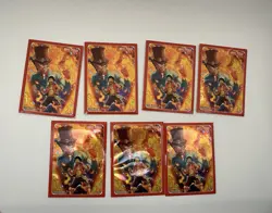 One Piece TCG Lot Of 7 Shanks Otama Imu Five Elders Monkey D Garp W/sleeves - Image 2