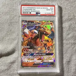 2017 Pokemon Charizard GX 20/147 Burning Shadows PSA 10 Gem Mint SM3 🔥 - Image 1
