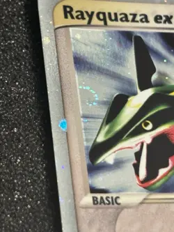 Pokemon TCG Rayquaza EX Ultra Rare Dragon Card 97/97 LP+/NM- Condition - Image 2