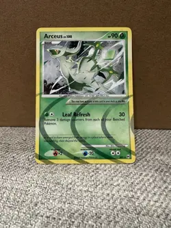 Pokemon TCG Arceus Holo Rare Card AR2/9 Grass Pokemon Card Game Mp - Image 1