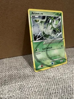 Pokemon TCG Arceus Holo Rare Card AR2/9 Grass Pokemon Card Game Mp - Image 2