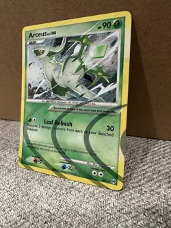 Pokemon TCG Arceus Holo Rare Card AR2/9 Grass Pokemon Card Game Mp - Image 3