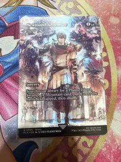 Newfound Adventure Showcase Borderless MTG Magic the Gathering Card NM - Image 1