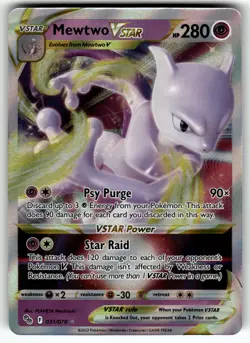 Mewtwo VSTAR 031/078 Pokemon GO NM Pokemon Card TCG - Image 1