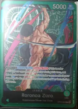 Roronoa Zoro - OP12-020 (Zoro Deck) OP12-020 Learn Together Deck Set Foil - Image 1