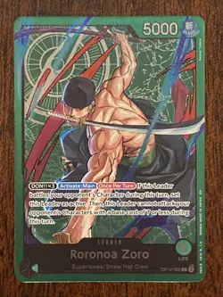 Roronoa Zoro - OP12-020 (Zoro Deck Leader) - Learn Together Deck Set - Image 1