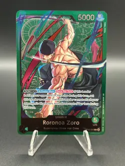• Roronoa Zoro • OP12-020 Leader Learn Together Deck Holo Foil One Piece TCG NM - Image 2