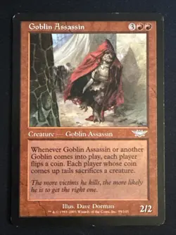 1x Goblin Assassin (95) Legions MP MTG Magic the Gathering x1 MKE - Image 1