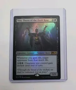Vito, Thorn of the Dusk Rose | NM | FOIL | Extended Art | Core Set | M21 #362 - Image 3