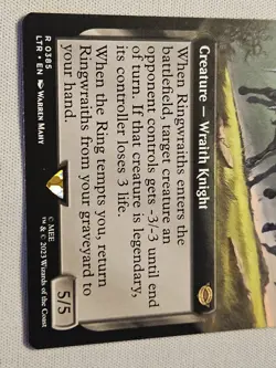 MTG Lord of the Rings Ringwraiths Extended Art 0385 NM Rare - Image 2