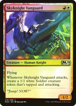 Core Set 2020 MTG Foil Skyknight Vanguard Magic - Image 1
