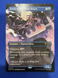 NM MTG NINJA OF THE DEEP HOURS - SECRET LAIR CITY STYLES 2 - Image 1