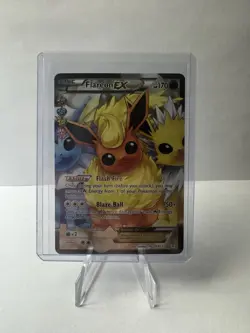 Pokemon TCG Flareon EX Full Art Holo Ultra Rare RC28/RC32 Generations - Image 1