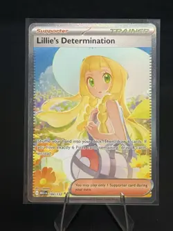 2025 Pokemon Mega Evo Lillie's Determination Special Illustration Rare #184/132 - Image 1